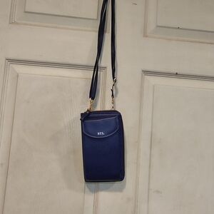 NWOT STL Blue Crossbody Bag